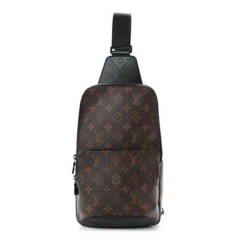 louis vuitton mens macassar monogram|Avenue Slingbag Monogram Macassar Canvas .